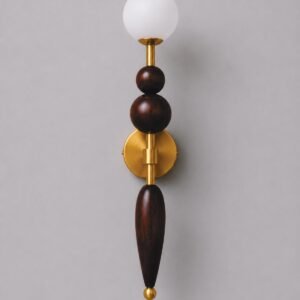 Wood LN 751 Ebano Applique Wall Light (No Content)